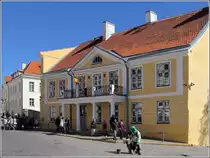 Tallinn. Am Lossi Plats steht die Residenz des deutschen Botschafters. 16.05.2013