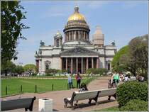 Die Isaakskathedrale ist die grte Kirche in St. Petersburg. 17.05.2013