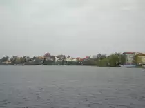 Strausberg am Straussee mit Blick auf die Altstadt 23-04-2013