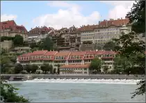 . Weltkulturerbe - Die Altstadt von Bern mit der Aare im Vordergrund. 21.06.2013 (Matthias)