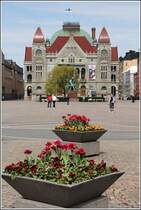 Helsinki. Das Nationaltheater am Bahnhofsplatz. 19.05.2013