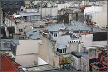 . Blick ber die Dcher von Paris - gesehen vom Centre Pompidou. 18.07.2012 (Matthias)