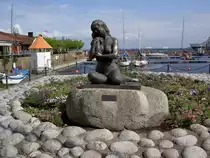 Horten, Figur am Hafen (23.06.2013)