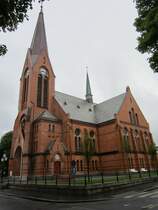 Haugesund, neugotische Var Frelser Kirche, erbaut von 1899 bis 1901 durch Architekt Einar Halleland (25.06.2013)