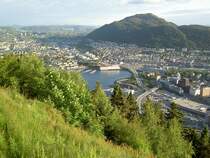 Bergen, Aussicht vom Berg Floien (25.06.2013)