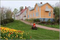 Mariehamn. H�user an der Norra Esplanadgatan. 20.05.2013