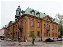 Kalmar. Das Reichsbankgeb�ude in der S�dra Langgatan. 21.05.2013