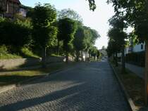 Die Putbuser Strae in Binz am Abend vom 21.Juli 2013.