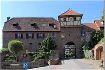 Das Stadttor der Bergfeste Dilsberg. 13.06.2013