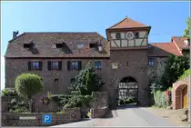 Das Stadttor der Bergfeste Dilsberg. 13.06.2013