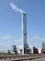 Heizkraftwerk in der Hafen-City von Hamburg - 13.07.2013