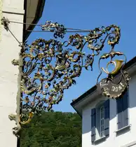 Kaiserstuhl/Schweiz, Fischbeiz (Restaurant)  Alte Post , Juli 2013