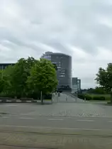 Hier sieht man die Gl�serne Manufaktur von VW Dresden, 09.08.2013.