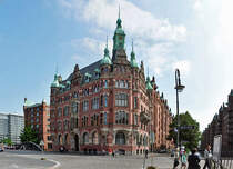 HHLA-Gebude (Hamburger Hafen und Logistik AG), auch Rathaus der Speicherstadt genannt - 13.07.2013