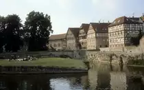 Schw�bisch Hall - am Kocher im Juli 1979.