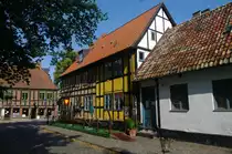 Lund, Fachwerkh�user in der Kyrkogatan (13.07.2013)