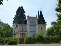 Bad Zurzach, das Schlo�, eine herrschaftliche Villa vom Ende des 19.Jahrhunderts, Juli 2013