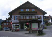 Alte Bckerei in Blaichach-Gunzesried, Landkreis Oberallgu (Bayern, Juli 2008)