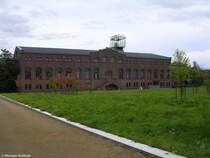 Maschinenhalle der ehem. Zeche Zweckel steht inzwischen unter Denkmalschutz und wird auch fr Auffhrungen der Ruhr Trienale genutzt (Gladbeck, NRW, September 2008)