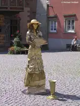 Vor dem Rathaus von Lindau am Bodensee (Juli 2008)