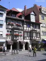 In der Fu�g�ngerzone (Maximilianstra�e) von Lindau am Bodensee (Juli 2008)