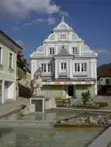 Krieglach, Brunnen am Hauptplatz (17.08.2013)