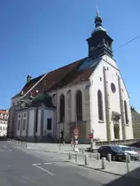 Graz, Dom St. �gydius, Hofgasse, erbaut von 1438 bis 1462 durch Hans Niesenberger, 
seit 1786 Domkirche (18.08.2013)
