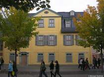 Das Schillerhaus in der Schillerstrae im Weimar, heute Museum (Thringen, Oktober 2008)