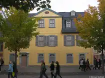 Das Schillerhaus in der Schillerstra�e im Weimar, heute Museum (Th�ringen, Oktober 2008)