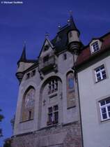 Eingangstor zur Burg in Meien (Sachsen, Oktober 2008)