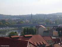 Elbbrcke mit einer S1 in Meien (Sachsen, Oktorber 2008)