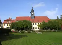Barockschloss Seu�litz in N�nchritz-Seu�litz an der Elbe n�rdlich von Mei�en (Oktober 2008)