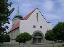 Kath. Kirche Christ Knig in Schultendorf, Gladbeck (Kreis Recklinghausen, NRW, Juni 2008)