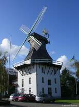 ANNA - diese Mhle steht im Ortsteil Norby und kann besichtigt werden (Rieseby, Kreis Rendsburg-Eckernfrde, Schleswig-Holstein, Herbst 2009)