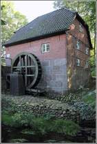 Ringstedt. Die Wassermhle zu Hainmhlen stammt in ihrer jetzigen Form aus dem Jahr 1829. Vorgngerbauten sind bereits 1400 urkundlich erwhnt. 01.10.2013