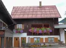 Haus in der Oststra�e in Oberstdorf (Landkreis Oberallg�u, September 2013)