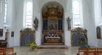 Innenansicht von St. Josef, eine der drei St. Loretto-Kapellen von Oberstdorf (Landkreis Oberallg�u, September 2013)