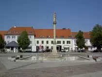 F�rstenfeld, Mariens�ule von 1664 am Hauptplatz (21.08.2013)