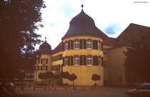 Bad Drkheim an der Weinstrae (Rheinland-Pfalz, Juni 1986, Scan vom Dia)