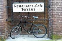 Hinweisschild am Haus Wittringen in Gladbeck, Kreis Recklinghausen (Oktober 2011)