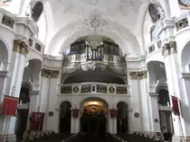 D�rnstein, Orgelempore der Stiftskirche Maria Himmelfahrt (22.09.2013)