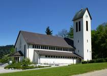 Au bei Freiburg, die St.Johannes-Kirche, Mai 2013
