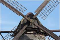 Sandbostel. Haube und Flgelkreuz der Hollnderwindmhle 'Sabine'. 22.10.2013