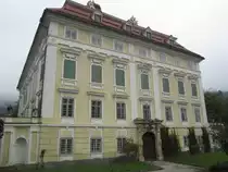 Schloss P�ckstein im K�rtner Gurktal, erbaut von 1778 bis 1782 durch Architekt 
Johann Georg von Hagenauer, Bauherr war Bischof Franz Anton von Auersberg (01.10.2013)