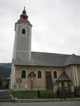 Unzmarkt-Frauenburg, St. Magdalena Kirche, erbaut ab 1300, frhgotischer Chor (03.10.2013)