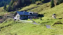  Bernhards Gemstlalpe  im Gemsteltal, ein s�dliches Seitental im Kleinwalsertal zwischen Mittelberg und Baad (Bezirk Bregenz, Land Voralberg/�sterreich, Oktober 2013)