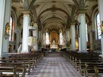Thierenbach, Blick in die Wallfahrtskirche, Aug.2013