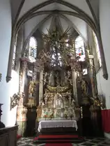 P�ls, Brandst�tter Hochaltar der Maria Himmelfahrt Kirche (03.10.2013)