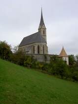 Tamsweg, Wallfahrtskirche St. Leonhard, erbaut von 1421 bis 1433, Baumeister Peter Harperger (05.10.2013)