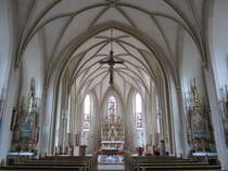 Massing, neugotische Ausstattung der St. Stephanus Kirche (02.02.2013)